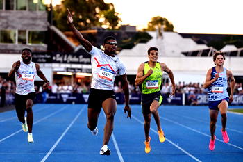 Sprint king Kerley opens season with 200m win