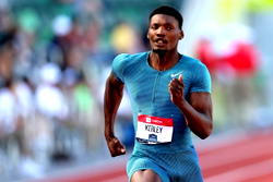 Sprint star Kerley aiming for golden double at world championships