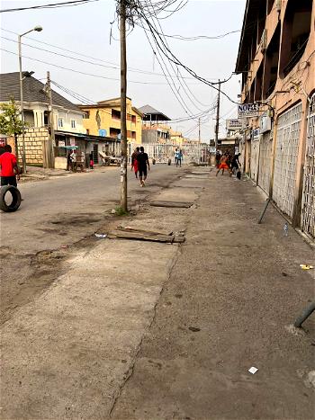 Voter Apathy: Adults playing football in Lagos