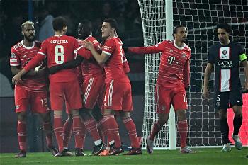 Champions League: Coman fires Bayern to away win against PSG