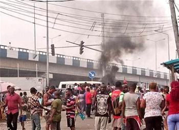 [Videos] Naira crisis: Protests in Lagos, Ogun, Oyo, Rivers