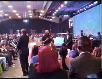 Abuja pastor brings AK-47 to altar
