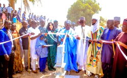 Face of Nigeria Queen, Tracy Solomon drills borehole for school in Taraba