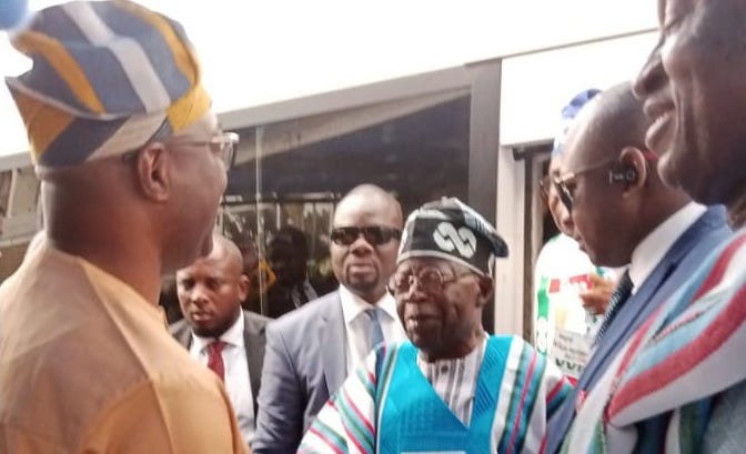 Video Tinubu Apc Govs Chieftains Visit Makinde Vanguard News