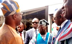Video: Tinubu, APC Govs, chieftains visit Makinde