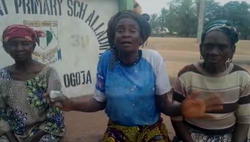 I came out to vote for good roads, 74 year-old woman