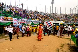 Photos: Naira Marley entertains crowd as APC holds rally in Lagos