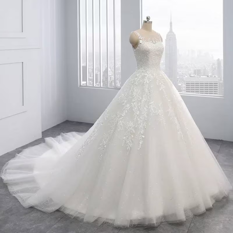 New African Ball Gown Wedding Dress 2022 Off The Shoulder Elegant Lace Wedding  Gown - Wedding Dresses - AliExpress