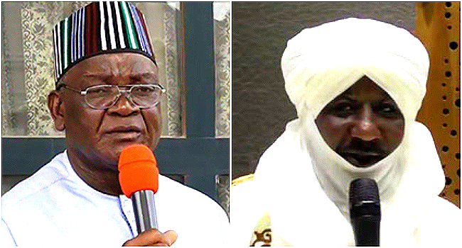 focus on your dethronement litigation, Ortom slams Sanusi