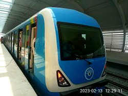 LASG begins 2-month test-run of Blue Light train