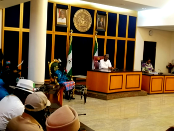 Video: Tinubu, APC govs visit Wike; Amaechi missing in action