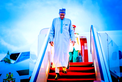 Buhari leaves for AU Summit in Addis Ababa&nbsp;