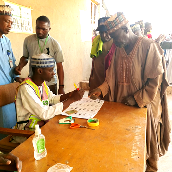 Photos: Voting commences at Buhari’s polling unit in Daura