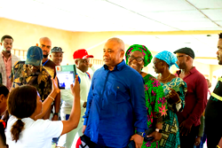 Niger Delta Minister sweeps polling unit for APC