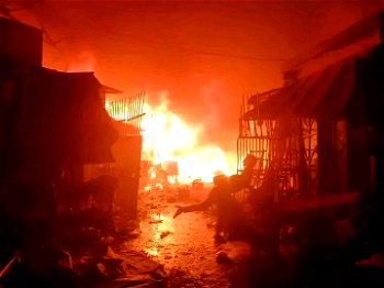 Shops raze down as fire guts Maiduguri Monday market
