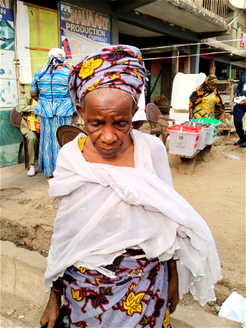 I vote to end present suffering, says 80-yr-old woman
