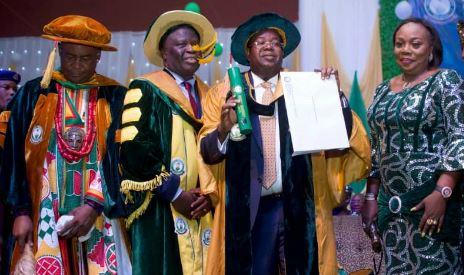 <strong>The Address Homes founder, Bisi Onasanya bags honorary Doctorate Degree from FUOYE</strong>
