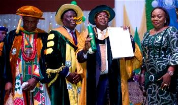 <strong>The Address Homes founder, Bisi Onasanya bags honorary Doctorate Degree from FUOYE</strong>