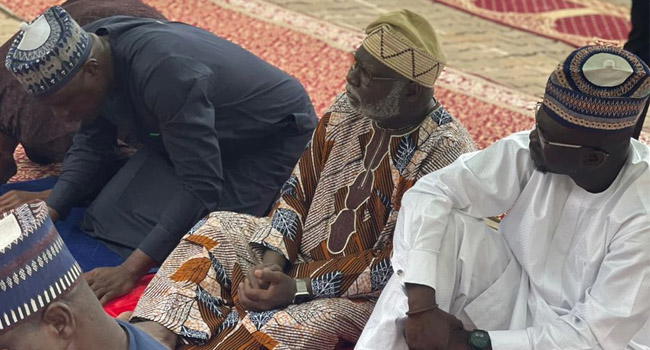 Video: CJN Ariwoola spotted in Abuja amidst reports of meeting Tinubu in London