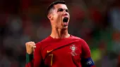 Ronaldo breaks men’s international caps record, scores double