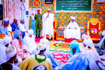 Photos: Buhari arrives Daura ahead of governorship polls