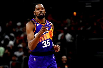 Durant out for at least three weeks with ankle sprain