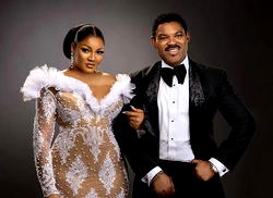 Photo: Omotola celebrates husband, 27th wedding anniversary