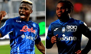 Serie A: Osimhen, Lookman battle for supremacy in Italy 
