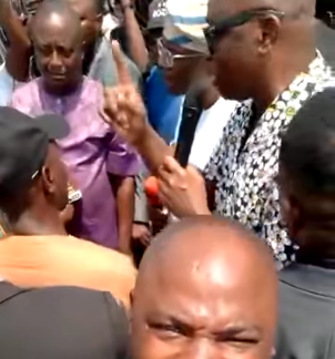 Video: Lagos is Yoruba land, says Fayose during campaign with Sanwo-Olu