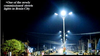 Politics of streetlights rages in Edo