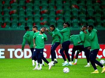 AFCON 2023 qualifiers: Ihenacho, Iwobi, Aribo, 7 others arrive Super Eagles camp