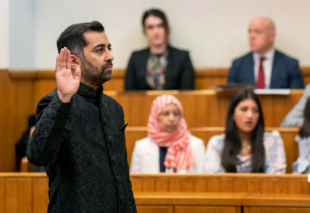 Humza Yousaf sworn in as Scotland’s first minister