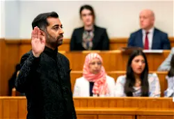 Humza Yousaf sworn in as Scotland’s first minister