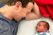 Mark Zuckerberg, wife welcome child