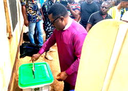 C’River poll: Ayade votes, optimistic of APC victory