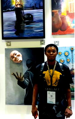 Daddy K exhibits “SELFLESS & THE TREACHEROUS HUMAN” At Dubai World Art