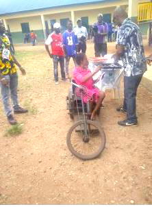 Polls: Why 30-year-old physically-challenged mother of 2 voted