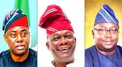 2023 Elections: Makinde, Folarin, Adelabu scramble to take Oyo