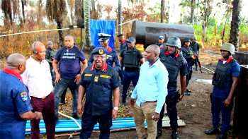 NSCDC uncovers illegal refinery near Port Harcourt