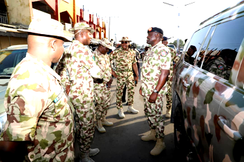 Theatre Commander ‘Operation Hadin Kai’ sympathizes with victims of major Market fire disaster in Maiduguri