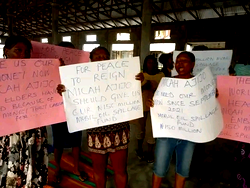Protest against monarch over alleged N150m payment of compensation on oil spillage