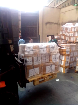 [Photos] Gov. poll: INEC begins distribution of election materials across Lagos