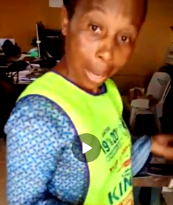 Police arrest woman with laminated INEC materials in viral video
