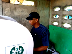 Delta Central Senator-elect Dafinone votes, confident of victory