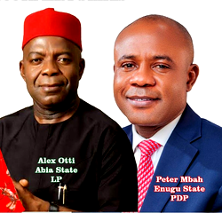 Jubilation in Abia as Otti wins, Mbah emerges in Enugu