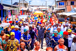 Delta guber: Oborevwori returns home after victory, receives rousing welcome