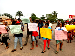 Protest in Abia community as women reject February 25 polls result