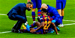 Fati’s father slams Barca over lack of game time