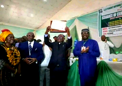 Benue: Governor-elect, Alia gets Certificate of Return