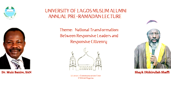 Ramadan: Eminent scholars, Sheikh Shafi’I, Banire for UMA lecture